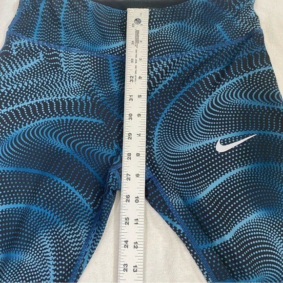 Nike Blue Patterned Leggings - Picture 9 of 10